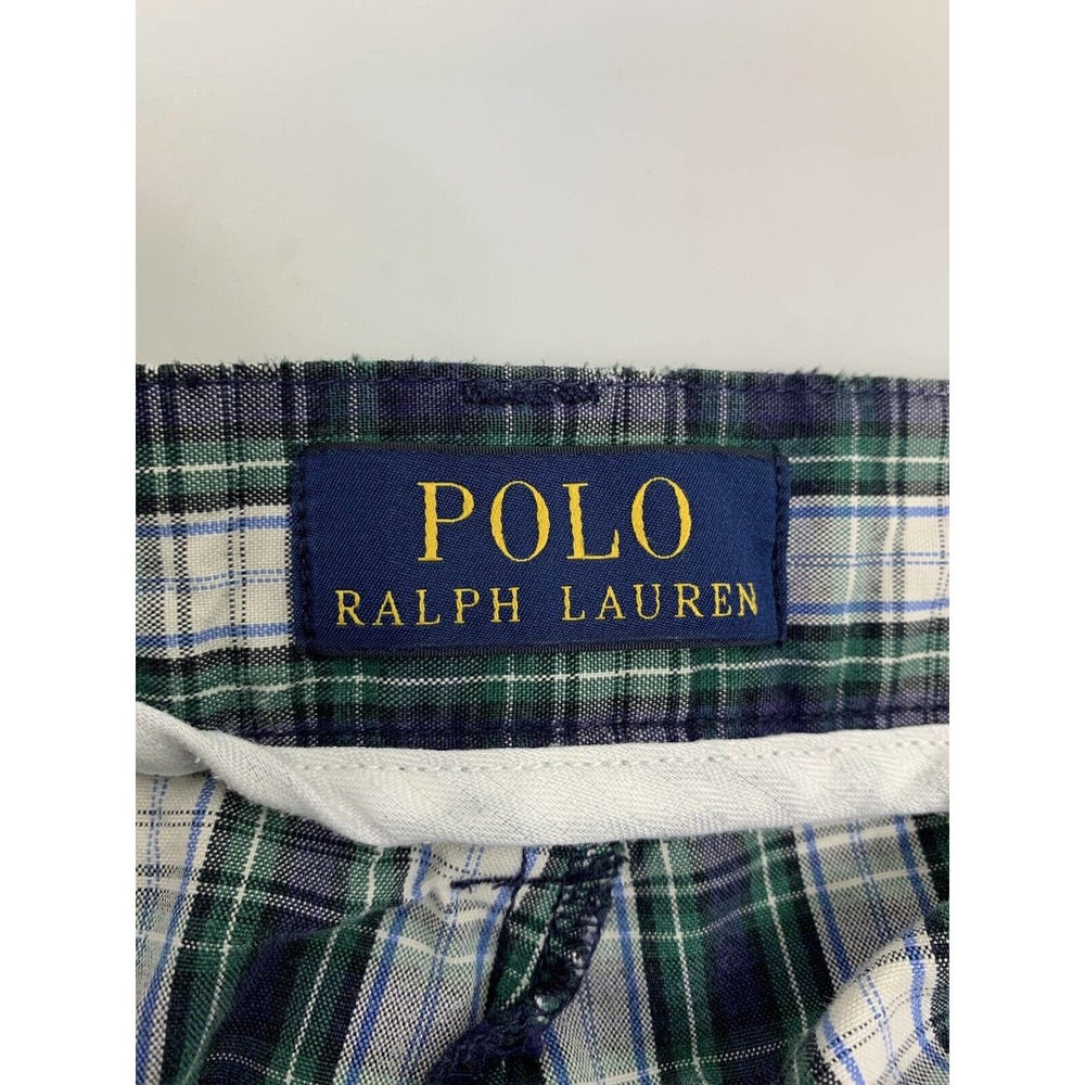 Polo Ralph Lauren Plaid Shorts Mens Size 36 - 8” Inseam Length - Picture 3 of 5